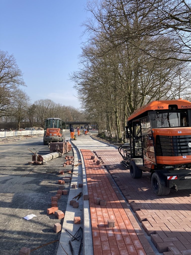 Herstellen einer Geh-Radweganlage